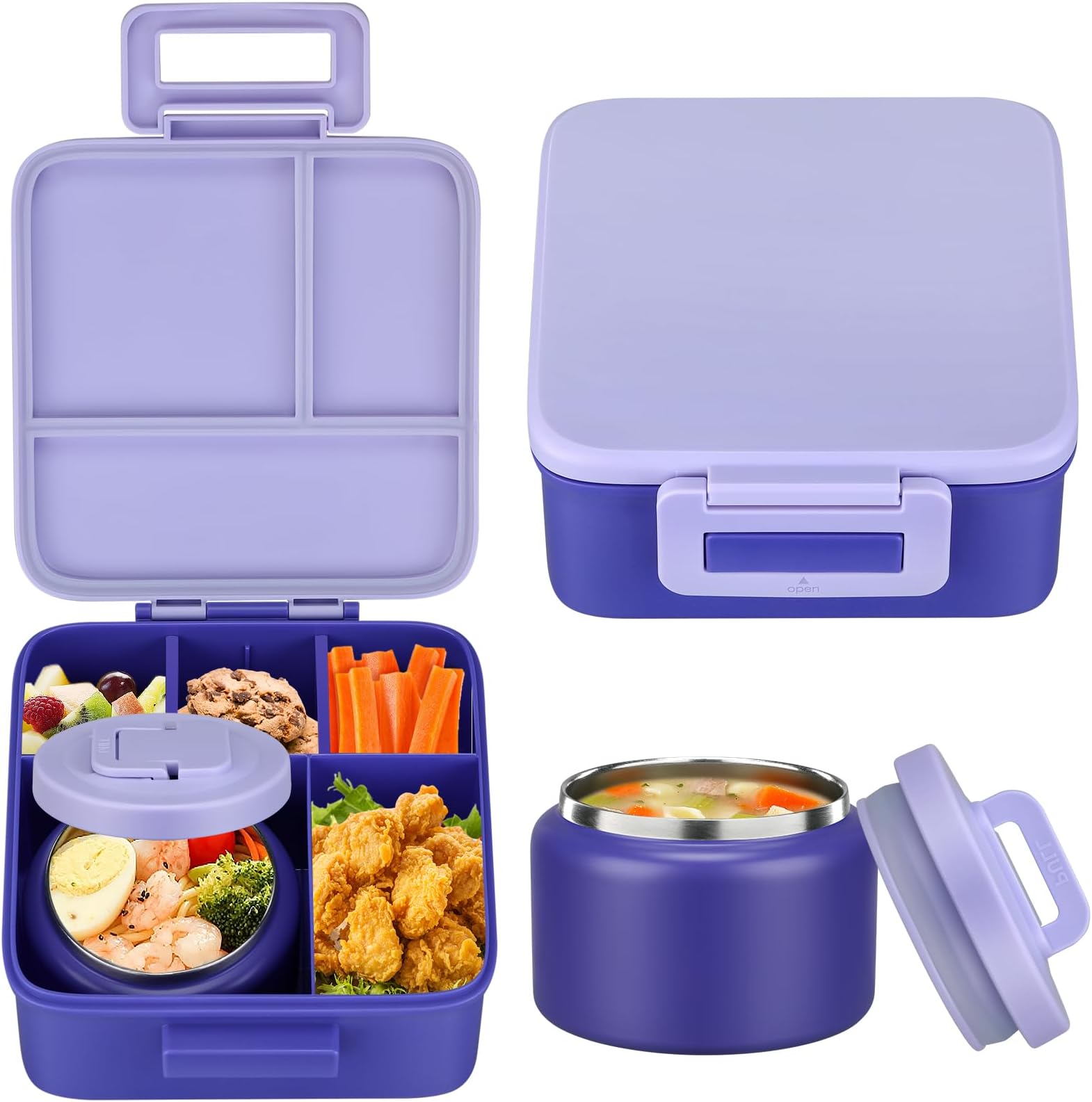 Meal Prep Bowl - 1 Zestaw pojemników na lunch Bento