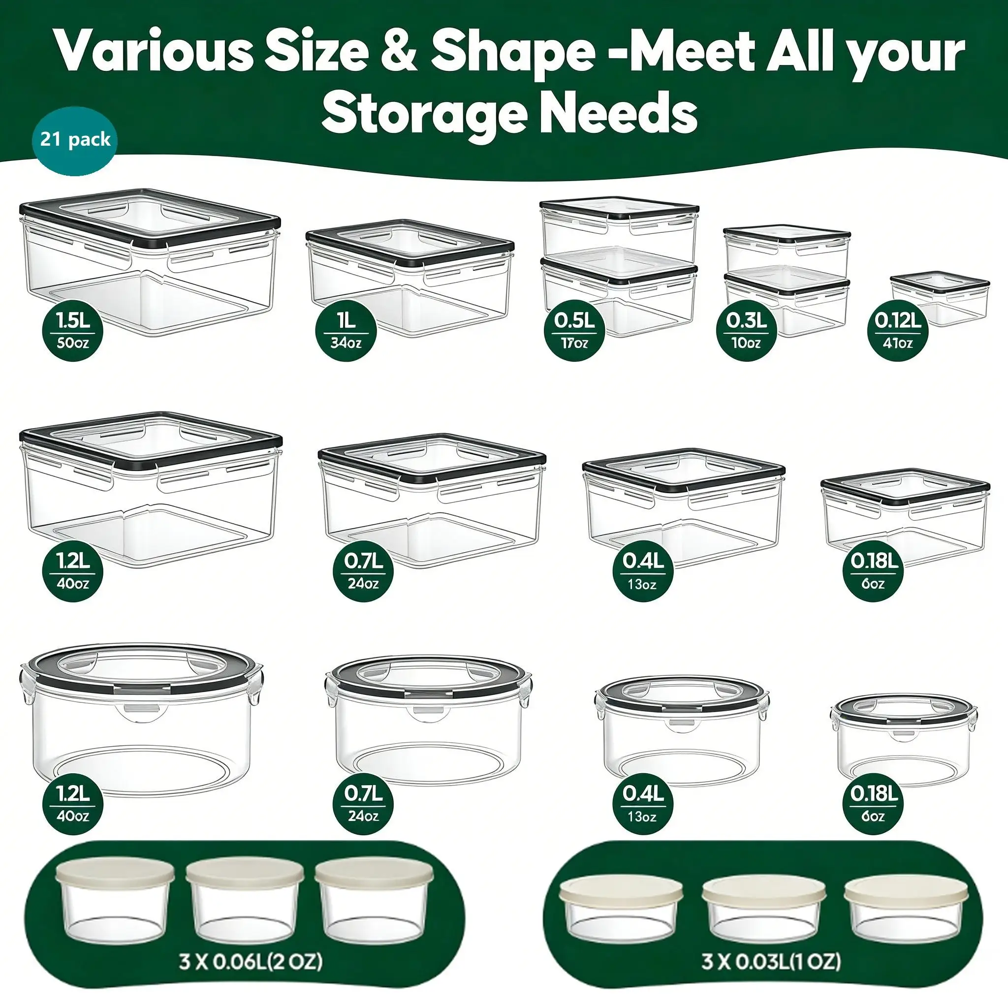 Zestaw 40/42/50/52/62 sztuk du – Meal Prep Kitchen recenzja i cena