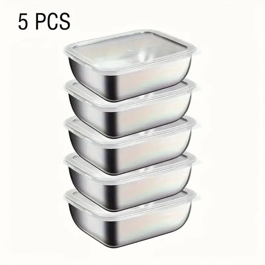 5 szt. Pojemniki na żywność ze – Meal Prep Kitchen recenzja i cena