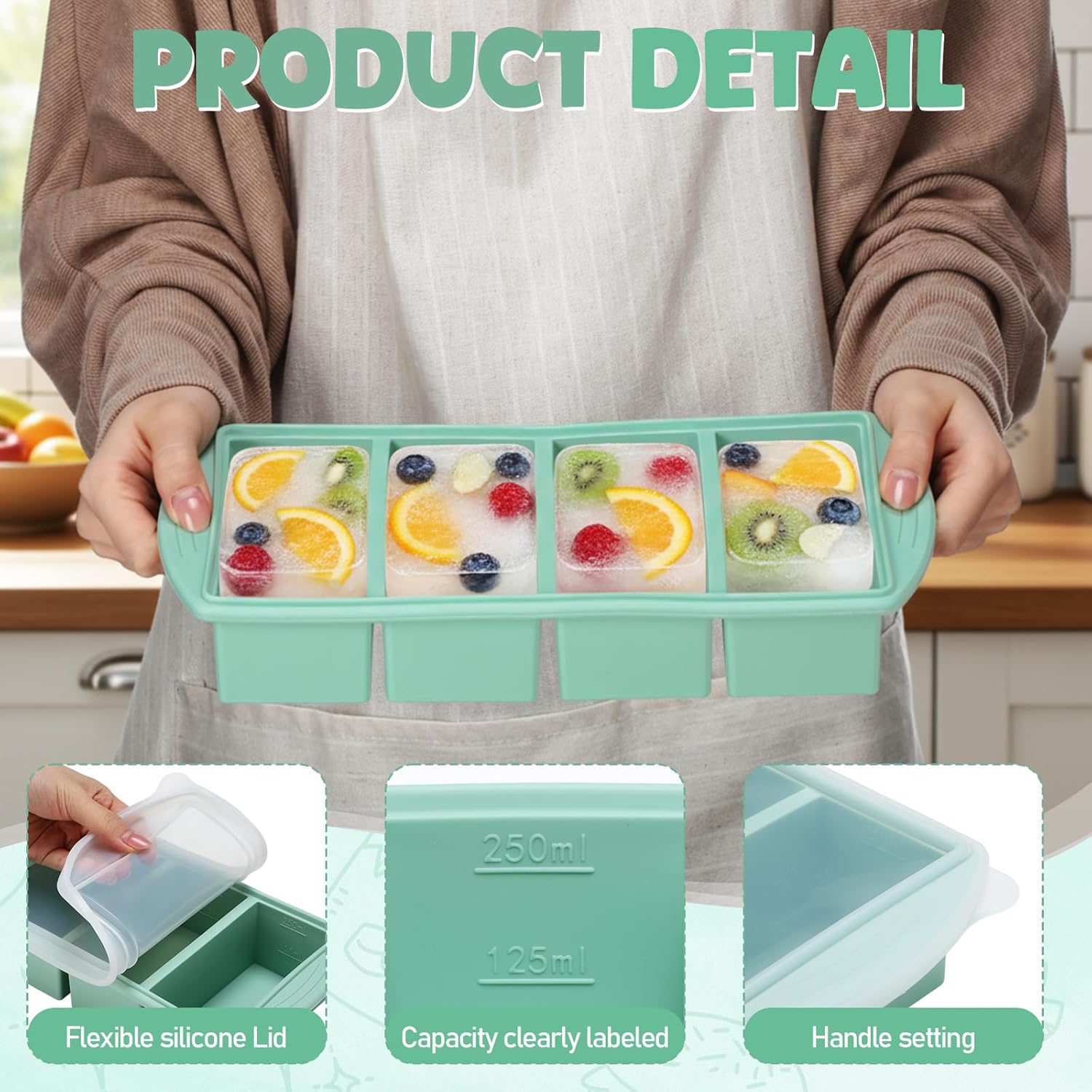Silikonowa forma do zamrażarki – Meal Prep Template recenzja i cena