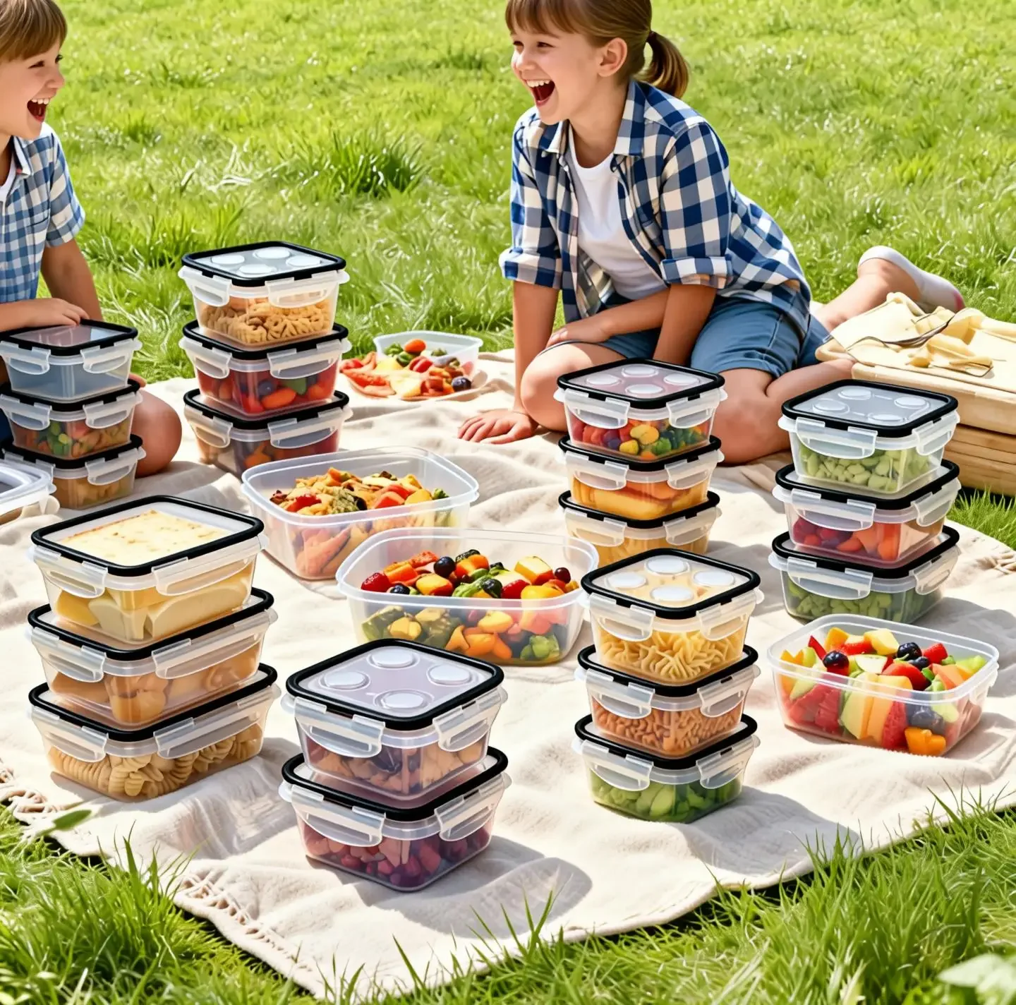 Zestaw 12 sztuk szczelnych poj – Meal Prep Kitchen recenzja i cena